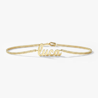 Cuban Chain Name Bracelet