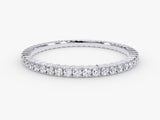 Diamond eternity band, fine jewelry, white gold, sparkling gemstones