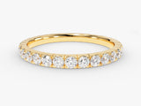Gold diamond eternity ring for jewelry firm
