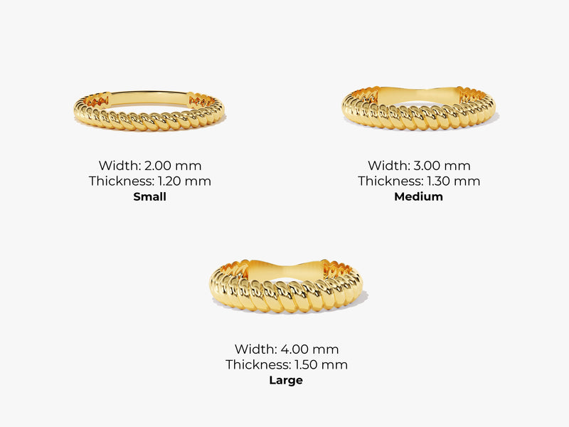 4mm Twist Rope Ring