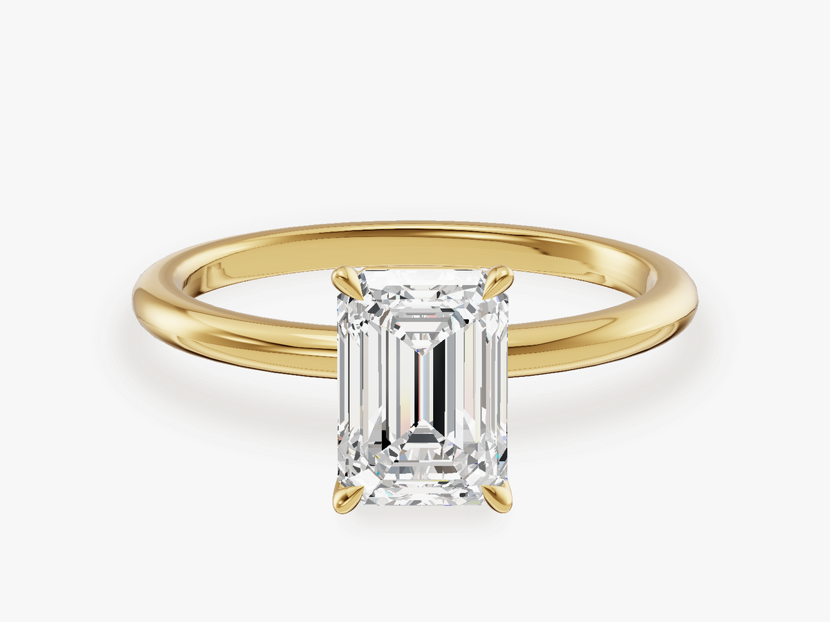 Solitaire Engagement Ring with Claw Prongs