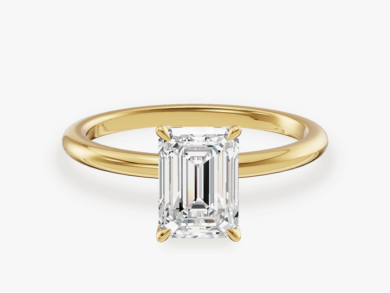 Solitaire Engagement Ring with Claw Prongs