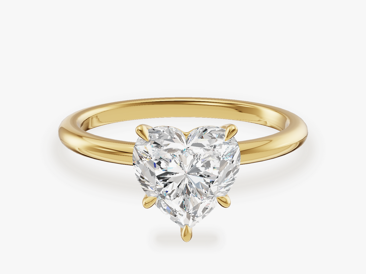 Solitaire Engagement Ring with Claw Prongs