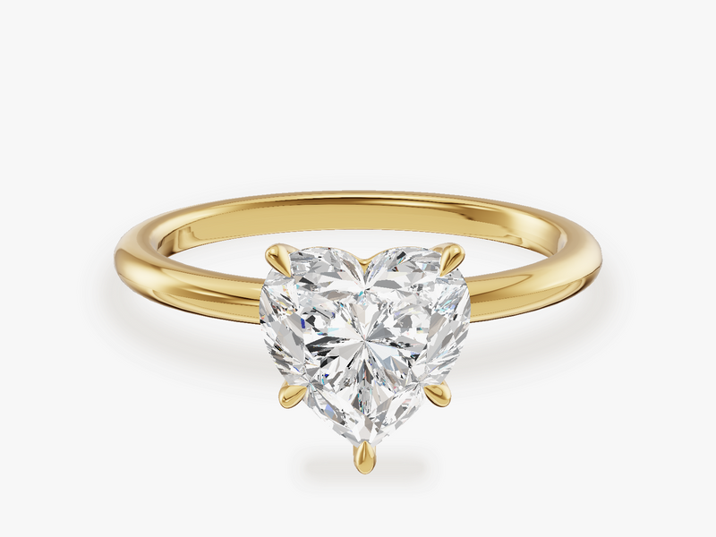 Solitaire Engagement Ring with Claw Prongs