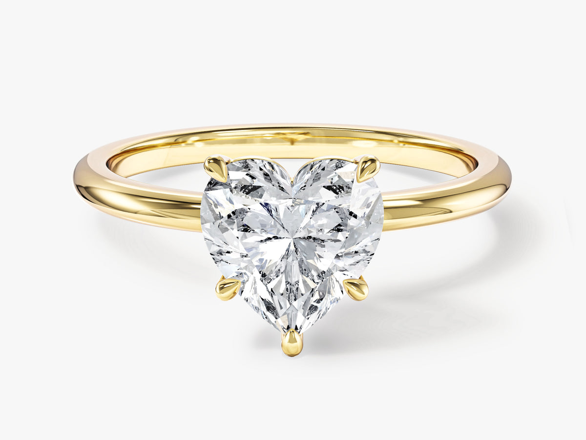 Solitaire Engagement Ring with Claw Prongs