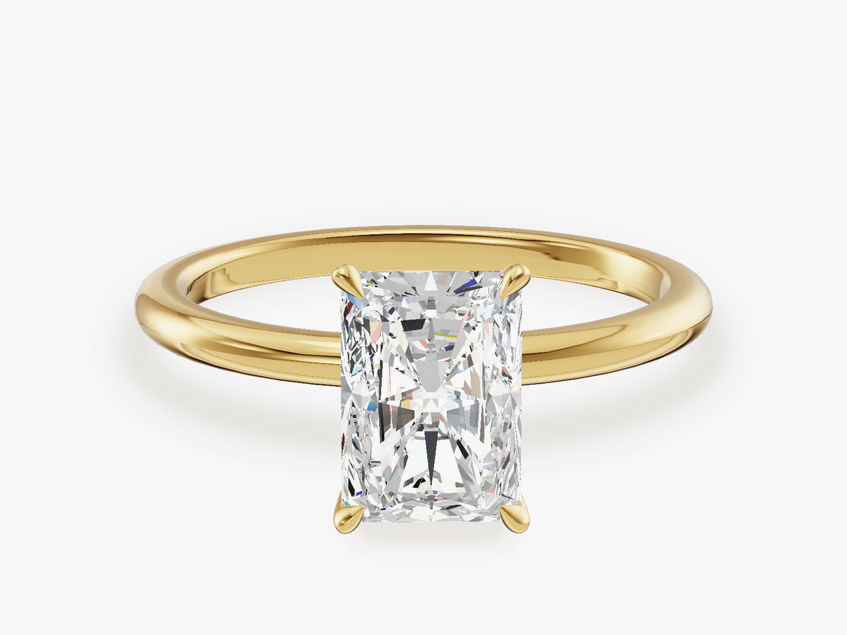 Solitaire Engagement Ring with Claw Prongs