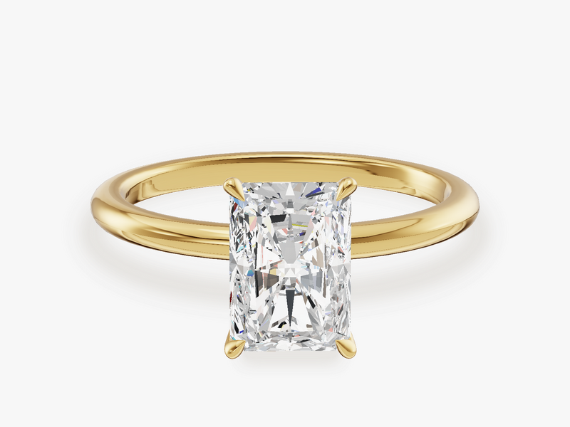 Solitaire Engagement Ring with Claw Prongs