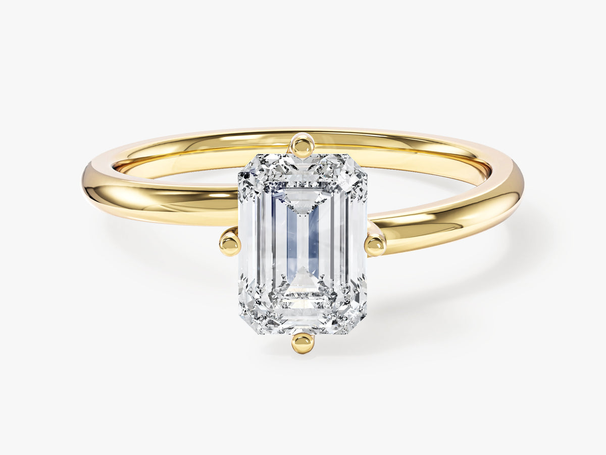 Bypass Solitaire Engagement Ring