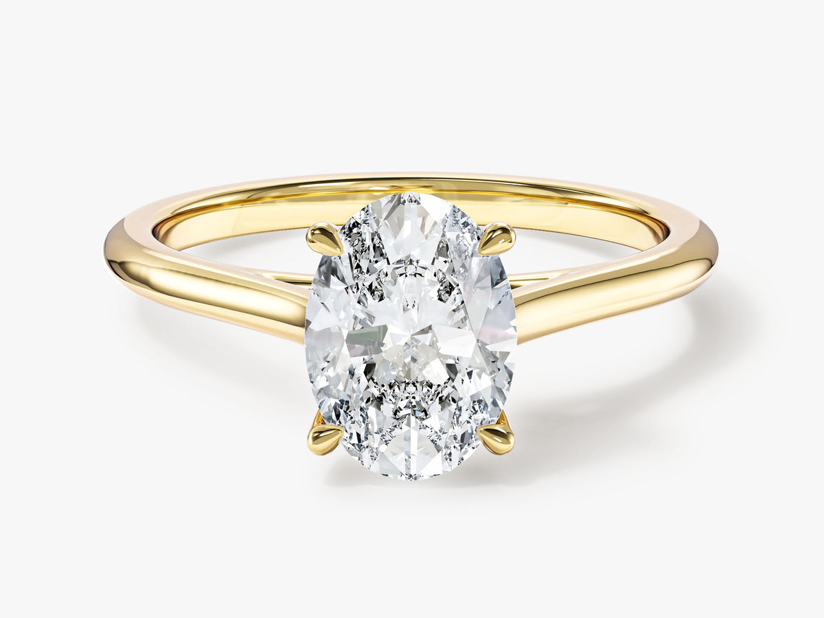 Cathedral Solitaire Engagement Ring