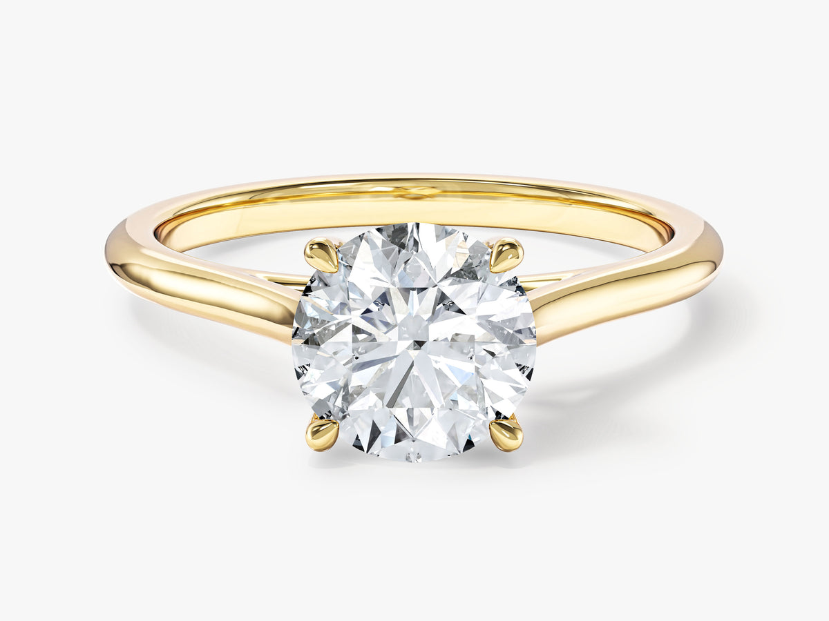 Cathedral Solitaire Engagement Ring