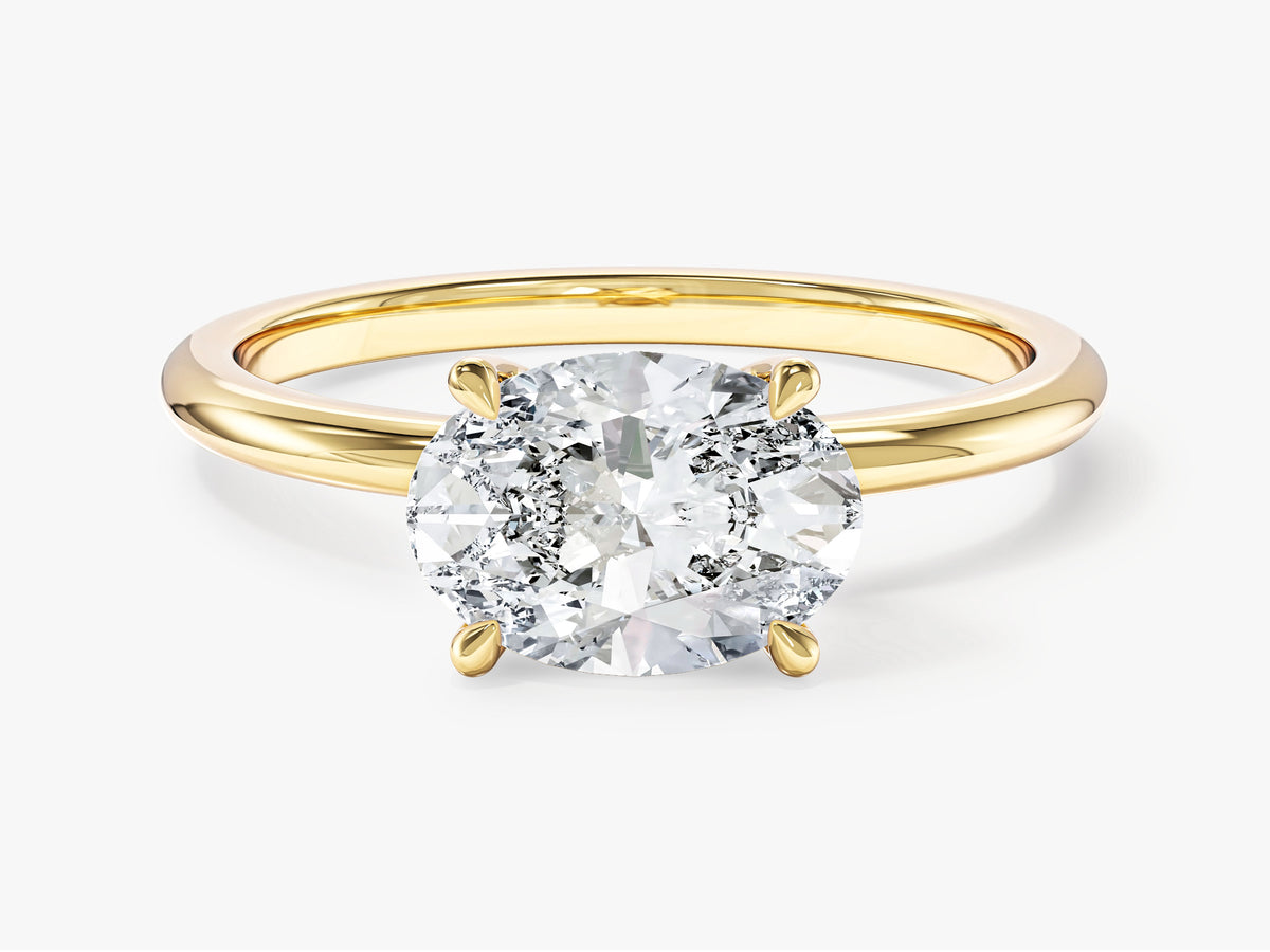 East West Engagement Ring