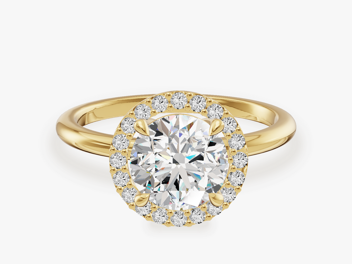 Halo Engagement Ring