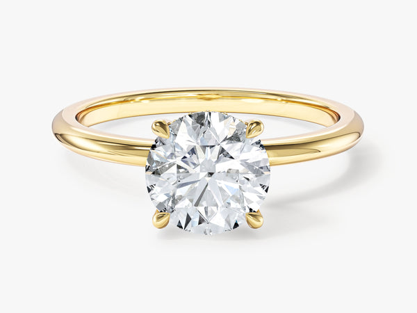 Hidden Halo Engagement Ring