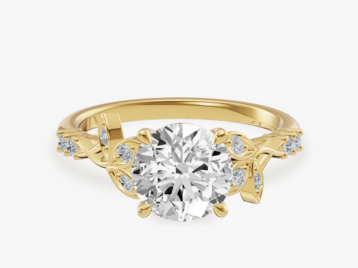 Nature Inspired Engagement Ring