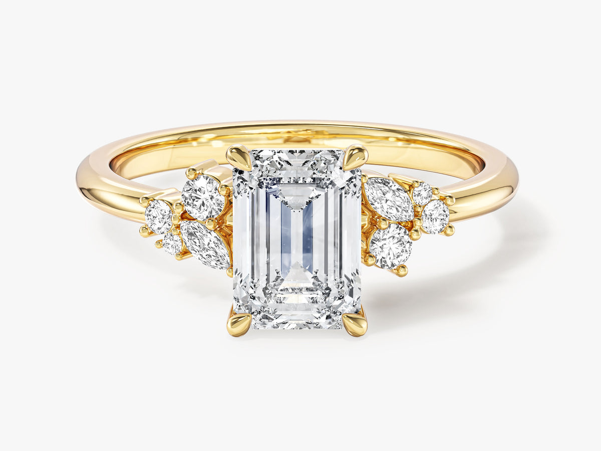 Cluster Engagement Ring