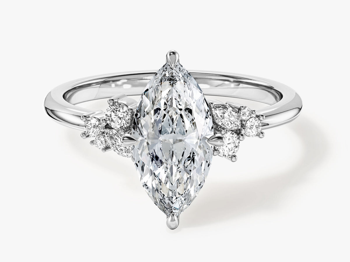 Cluster Engagement Ring