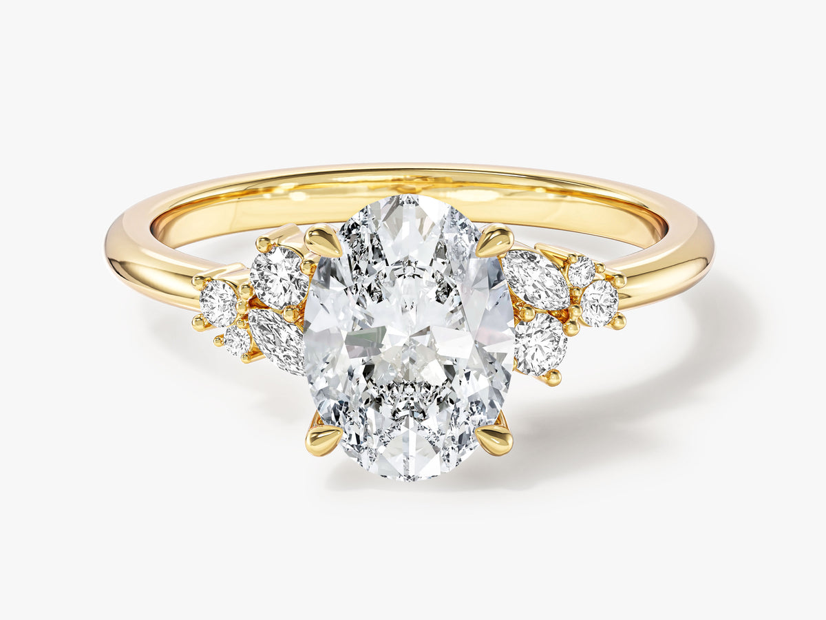 Cluster Engagement Ring