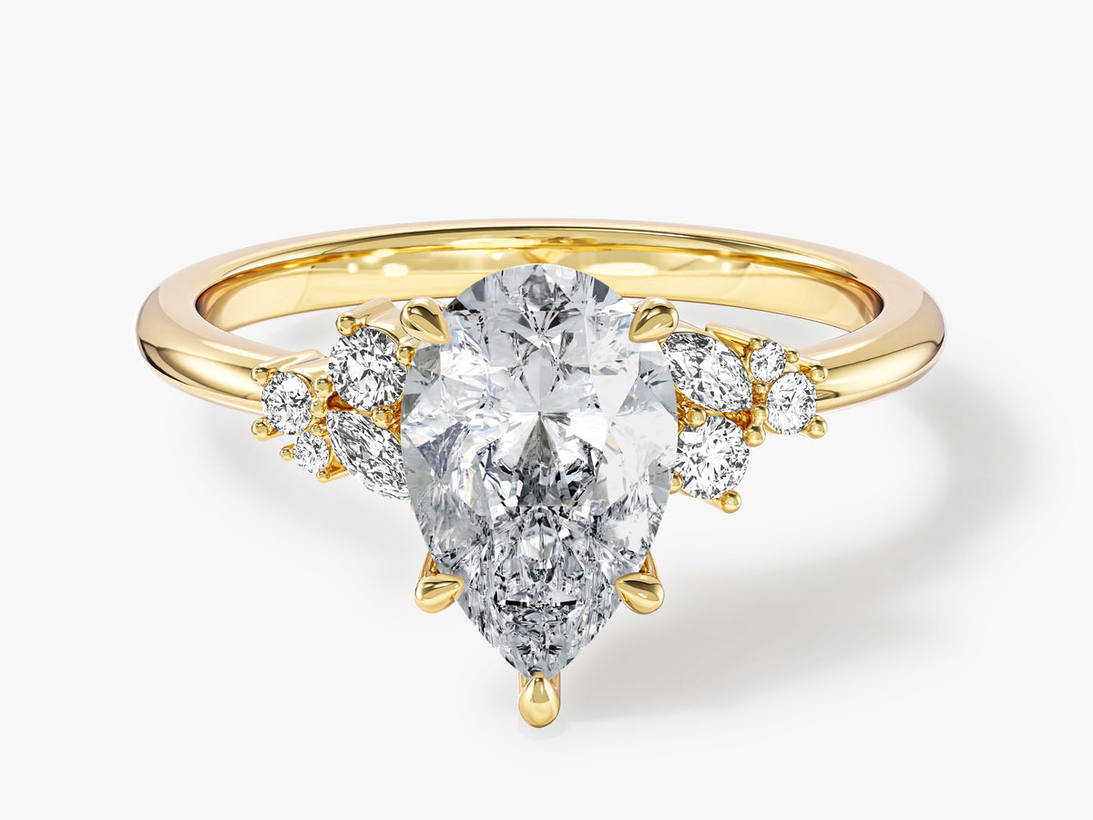 Cluster Engagement Ring