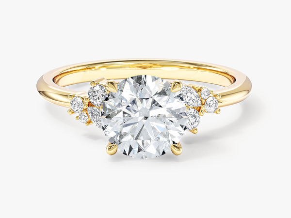 Cluster Engagement Ring