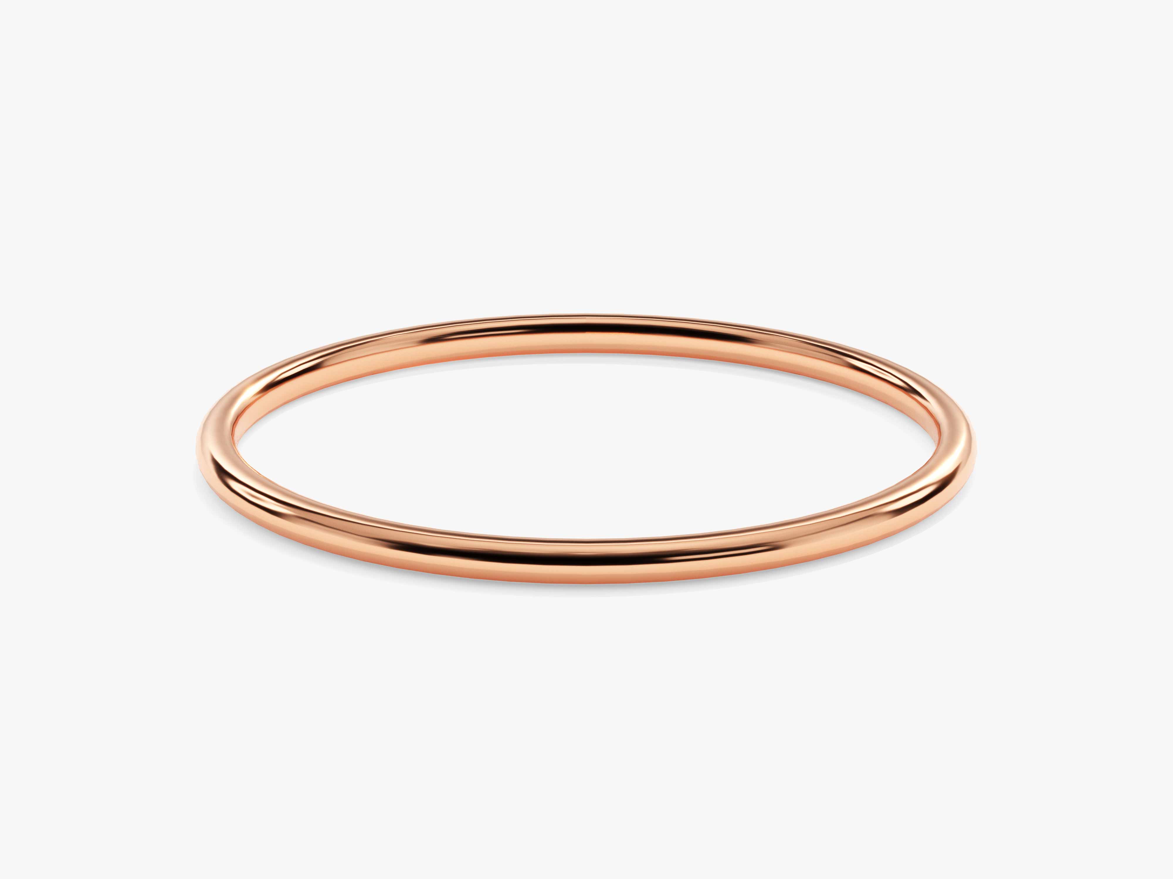 Rose gold thin band ring, minimalist jewelry, fine jewelry, precious metal ring