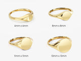 Round Signet Ring