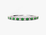 Alternating Colors Birthstone Full Eternity Band