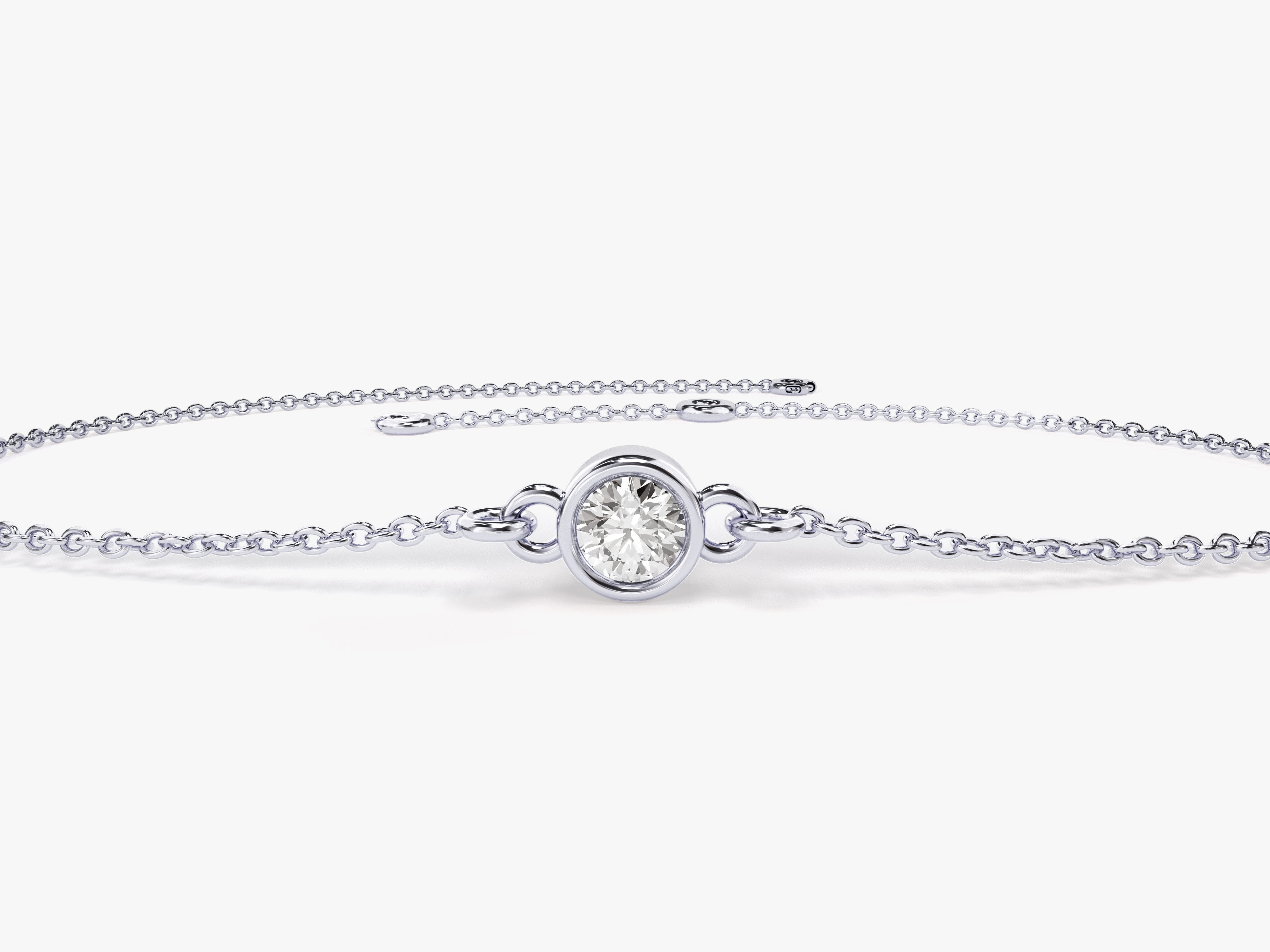 Bezel Set Bracelet