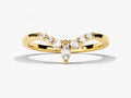 Vintage Marquise Tipped Wedding Band