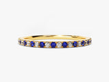 Alternating Colors Birthstone Full Eternity Band