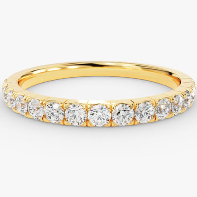 Slit Half Eternity Wedding Band (0.45 CT TW)