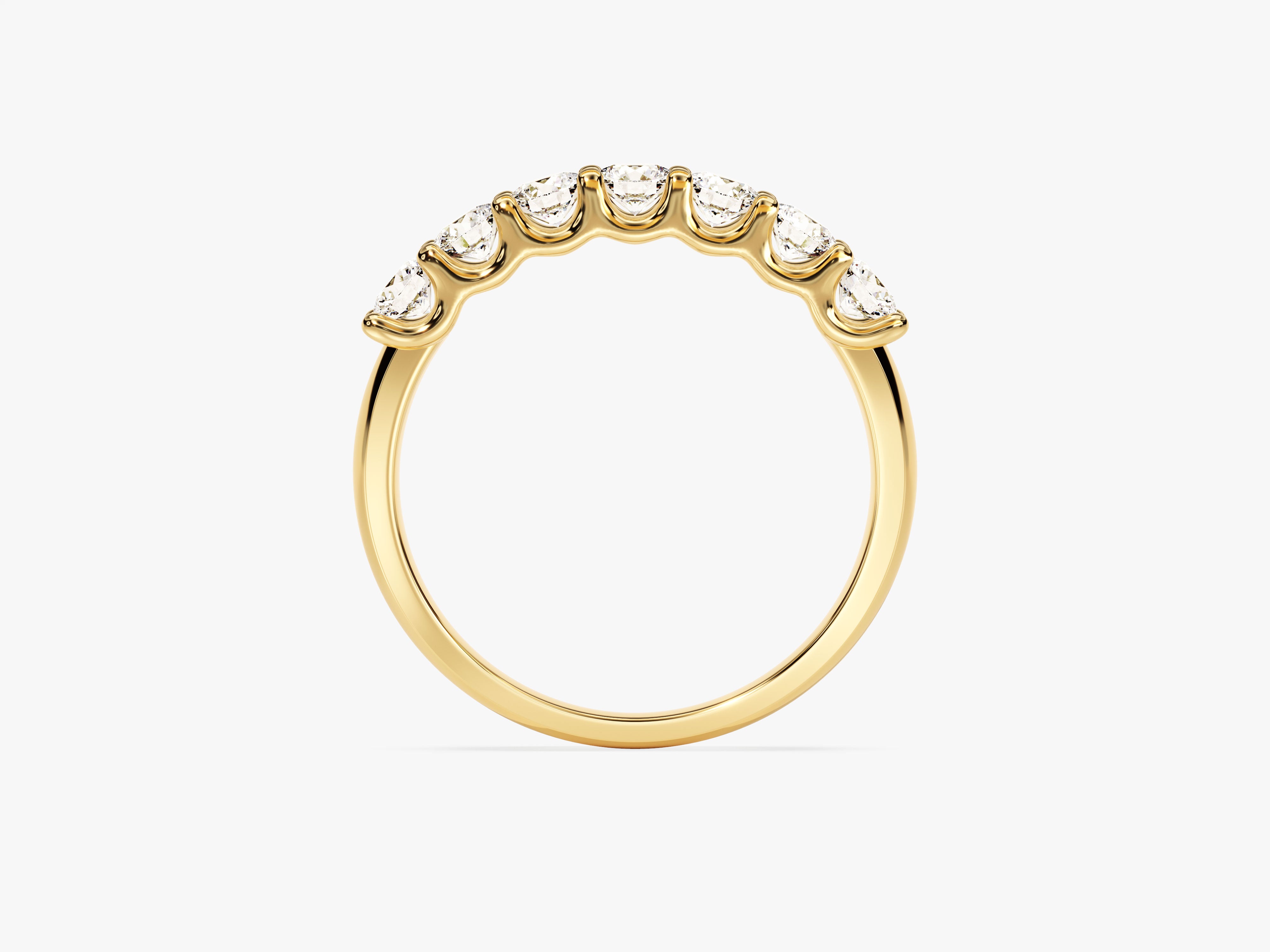 U-Prong Seven Stone Diamond Anniversary Band (0.70 CT TW)