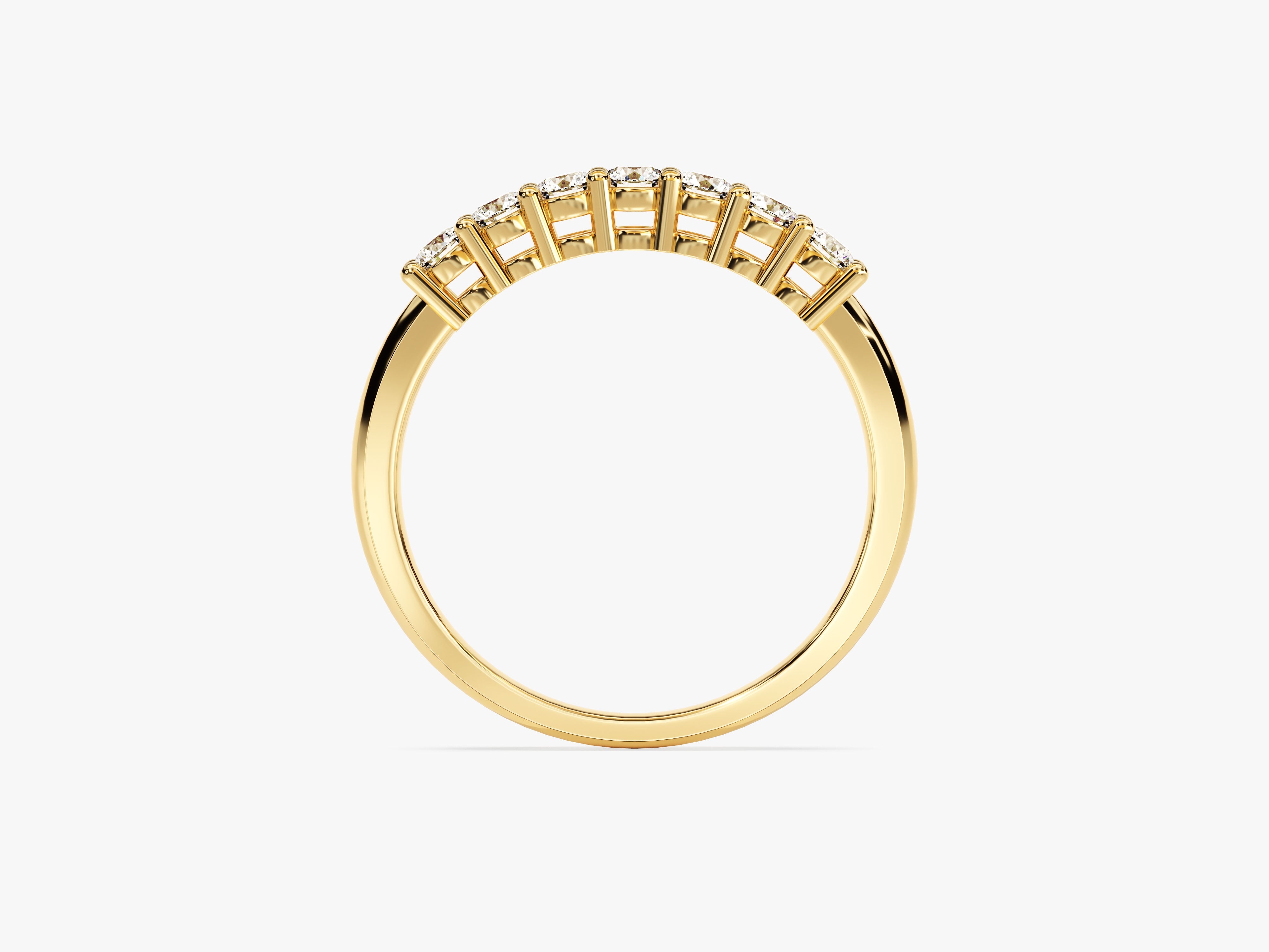 Classic Seven Stone Moissanite Anniversary Band (0.35 CT TW)