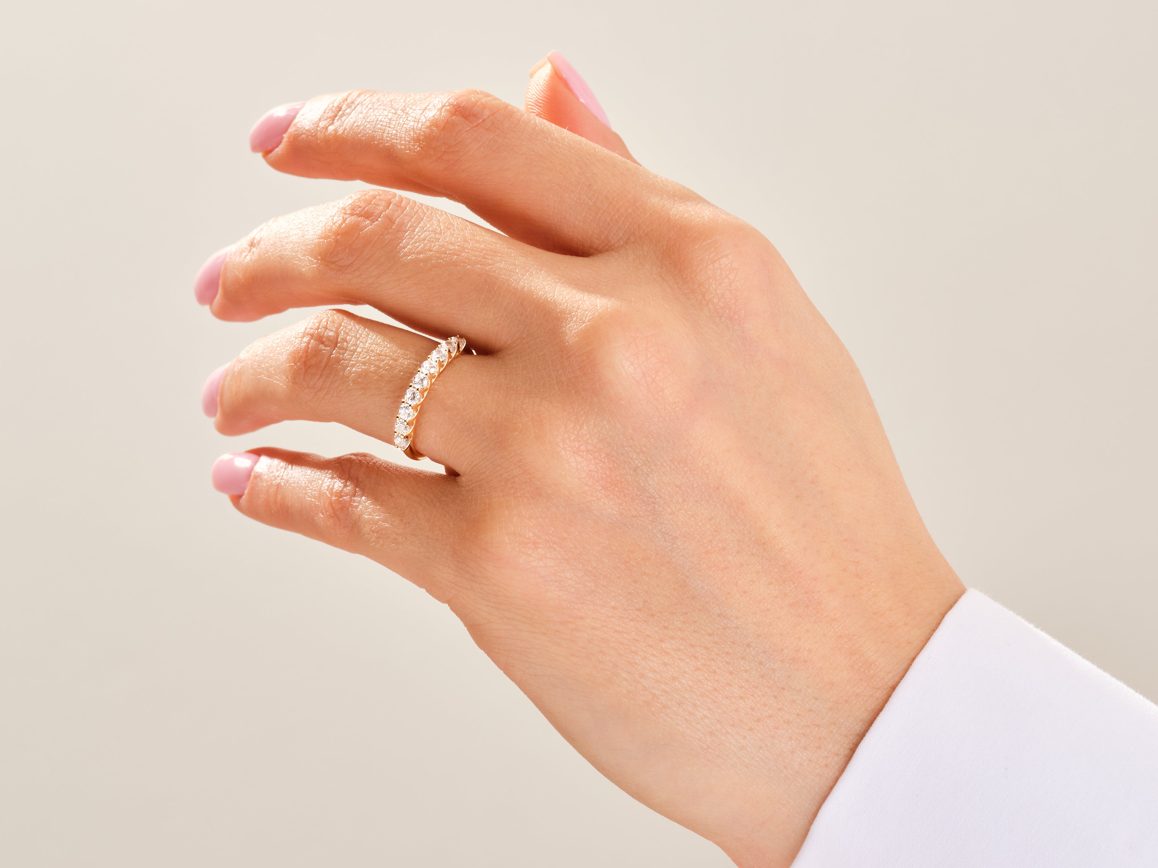 Nine Stone Trellis Diamond Anniversary Band (0.45 CT TW)