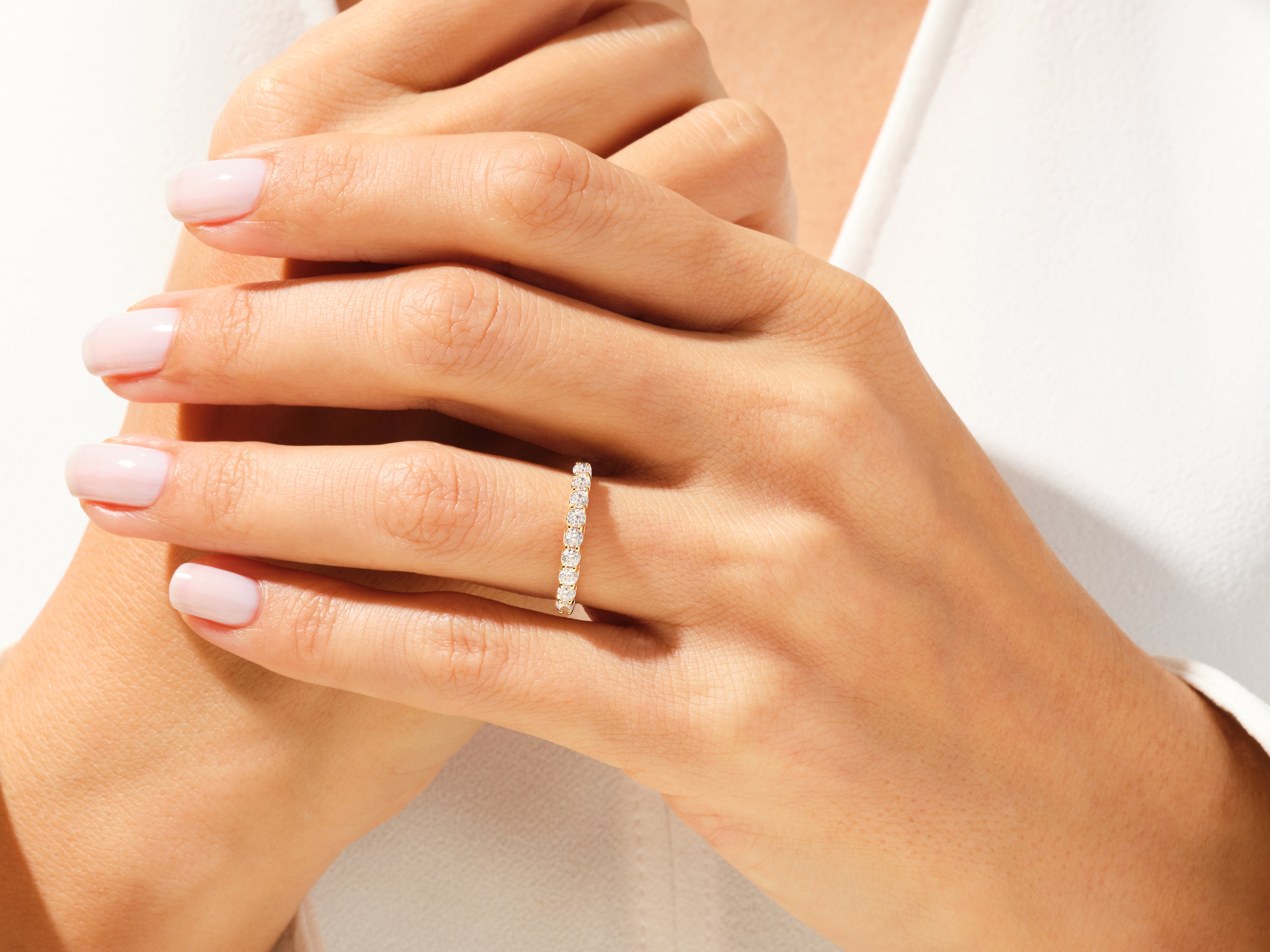 Nine Stone Trellis Diamond Anniversary Band (0.45 CT TW)