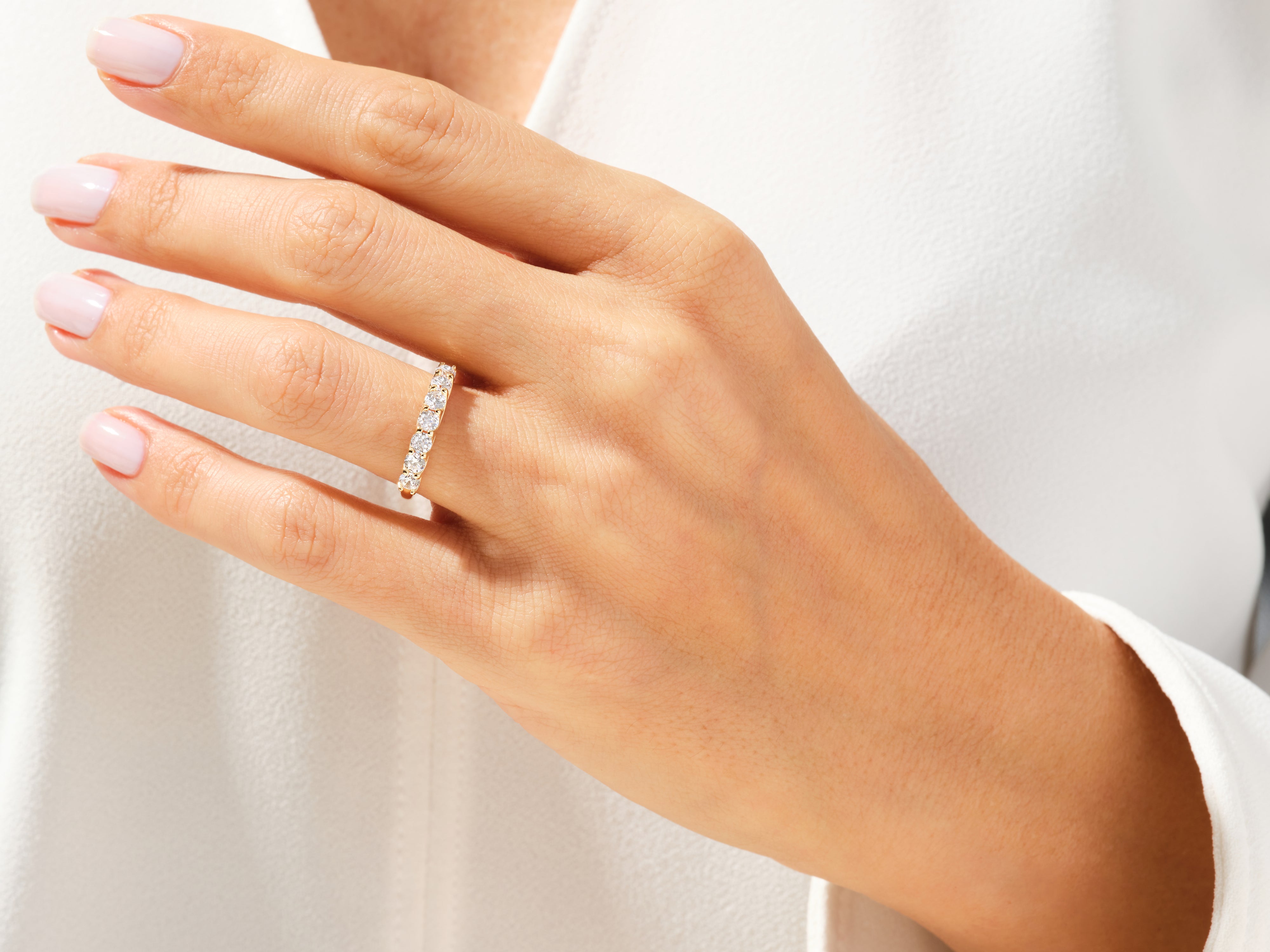 Seven Stone Trellis Diamond Anniversary Band (0.70 CT TW)