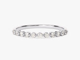 Floating Eleven Stone Moissanite Anniversary Band (0.33 CT TW)