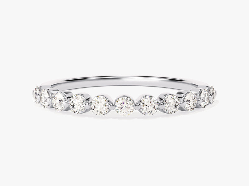 Floating Eleven Stone Moissanite Anniversary Band (0.55 CT TW)