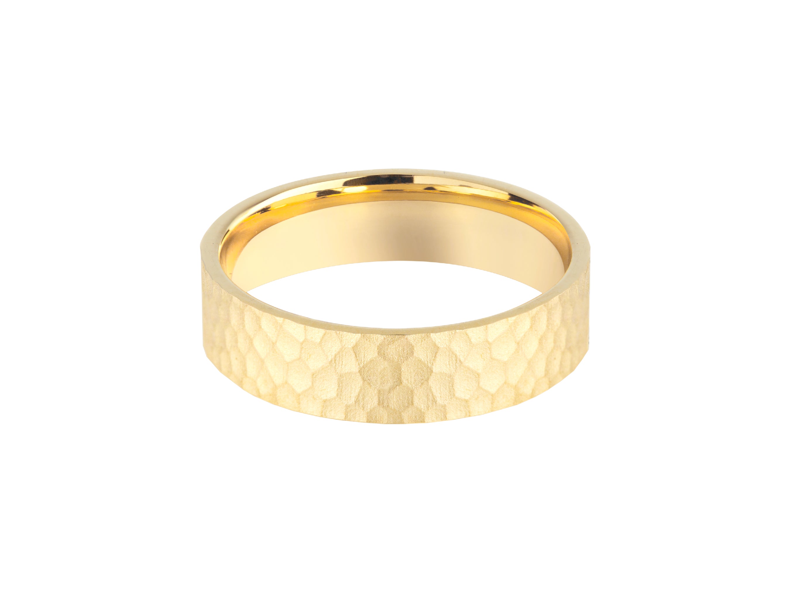 Textured gold ring, fine jewelry, modern design