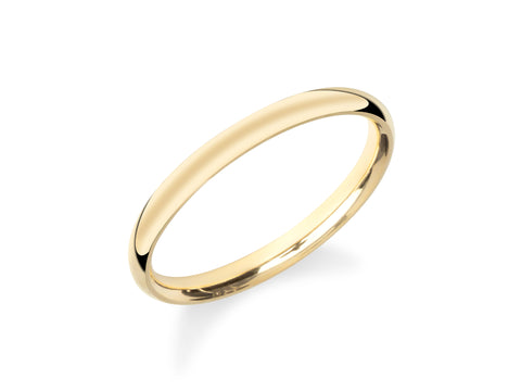 2mm Classic Dome Wedding Band