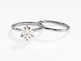 6-Prong Round Solitaire Moissanite Bridal Set (1.50 CT)