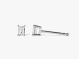 14k Gold Emerald Cut Lab Diamond Stud Earrings (0.25 ct tw)