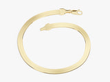 14k Yellow Gold 4.5mm Herringbone Chain Bracelet