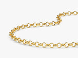14k Yellow Gold 2.0mm Rolo Chain Bracelet