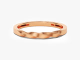 14k Solid Gold Twist Detailed Ring