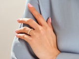 Vertical Baguette Diamond Wedding Band