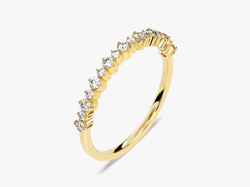 Prong-Set Moissanite Wedding Band | Eternate