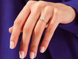 Princess Cut Solitaire Lab Grown Diamond Engagement Ring (1.00 CT)