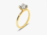 Asscher Cut Solitaire Lab Grown Diamond Engagement Ring (1.50 CT)