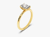 Radiant Cut Solitaire Moissanite Engagement Ring (1.50 CT)
