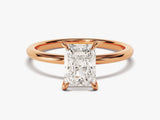 Radiant Cut Solitaire Moissanite Engagement Ring (1.50 CT)